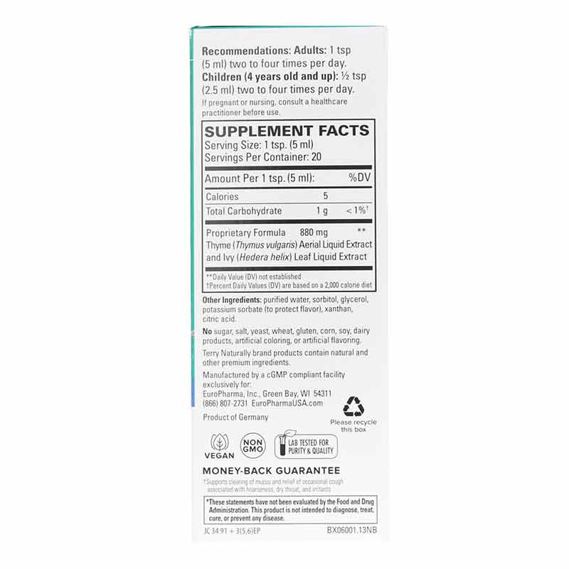 Bronchial Clear Liquid, by Terry Naturally, image #2