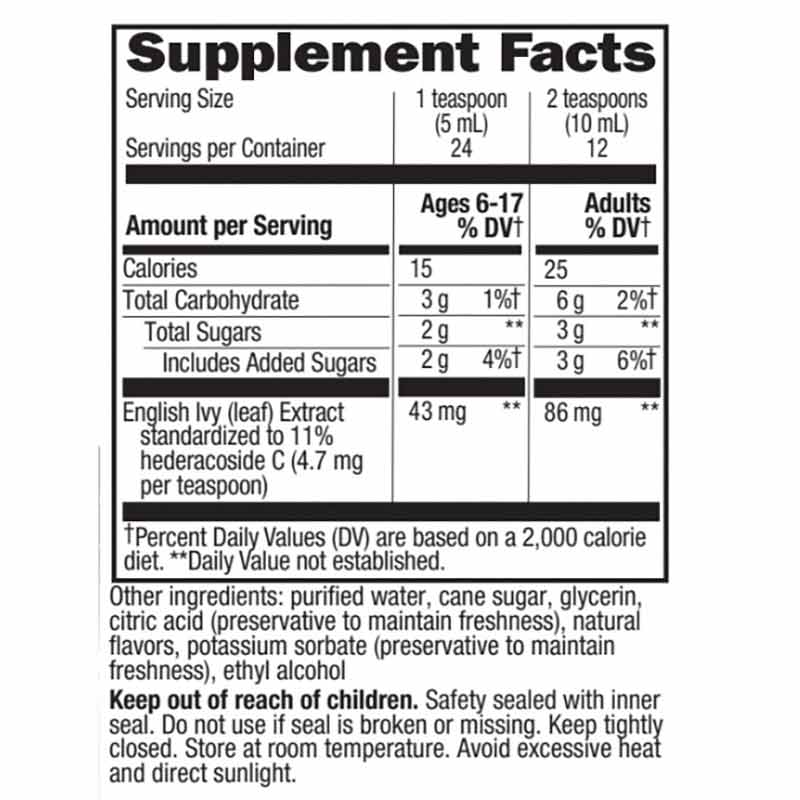 Bronchial Soothe Ivy Leaf Supplement, by Natures Way, image #2