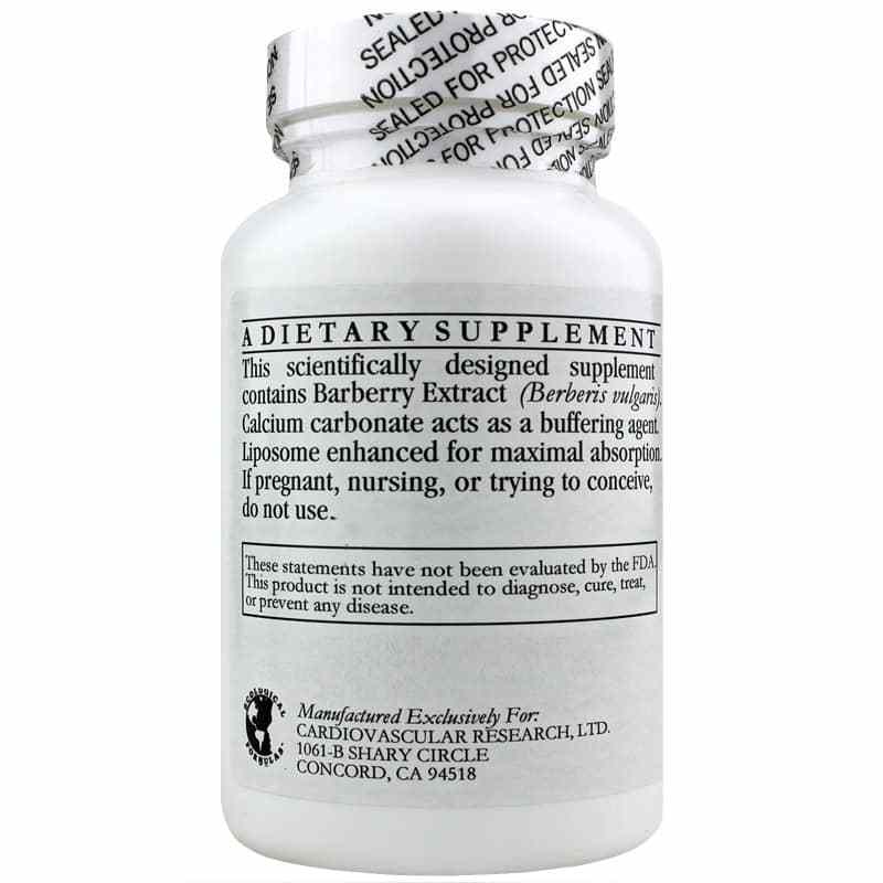 Buffered Berberine 350 Mg, by Cardiovascular Research, image #3
