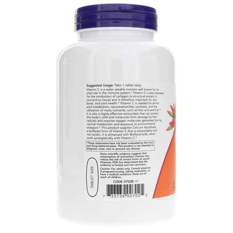 Buffered C-1000 Complex, 180 Tablets, by NOW Foods, image #3