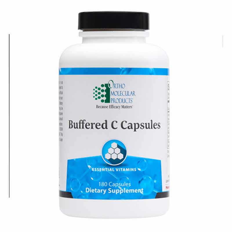 Buffered C Caps, 180 Capsules, by Ortho Molecular