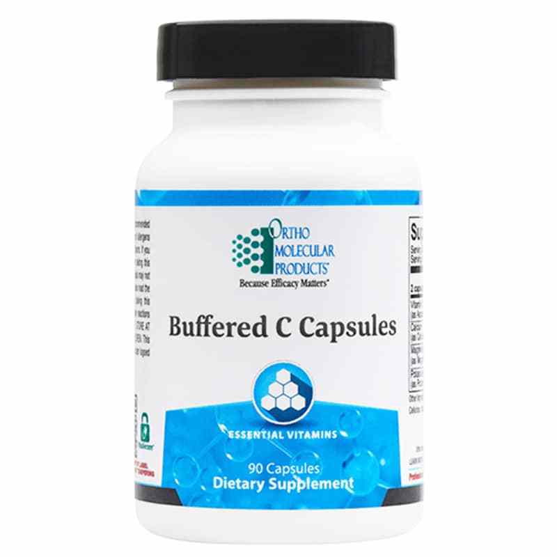 Buffered C Caps, 90 Capsules, by Ortho Molecular