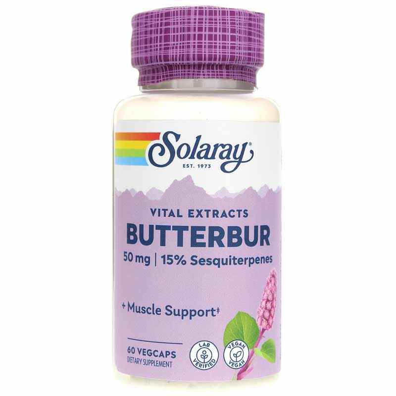 Butterbur Root Extract 50 Mg, Alkaloid Free Formula, by Solaray