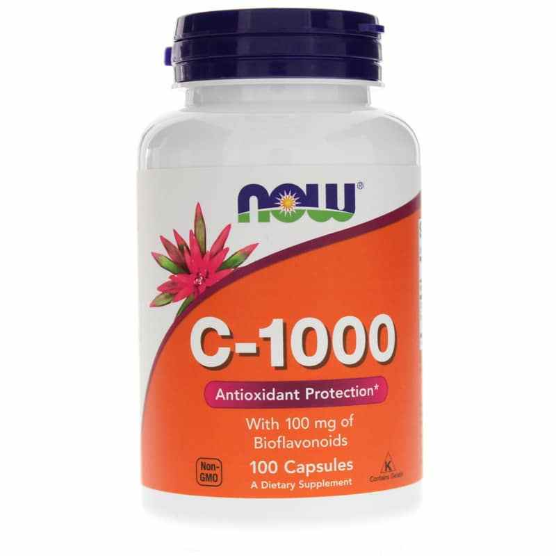 C-1000 with 100 Mg Bioflavonoids, 100 Capsules, by NOW Foods