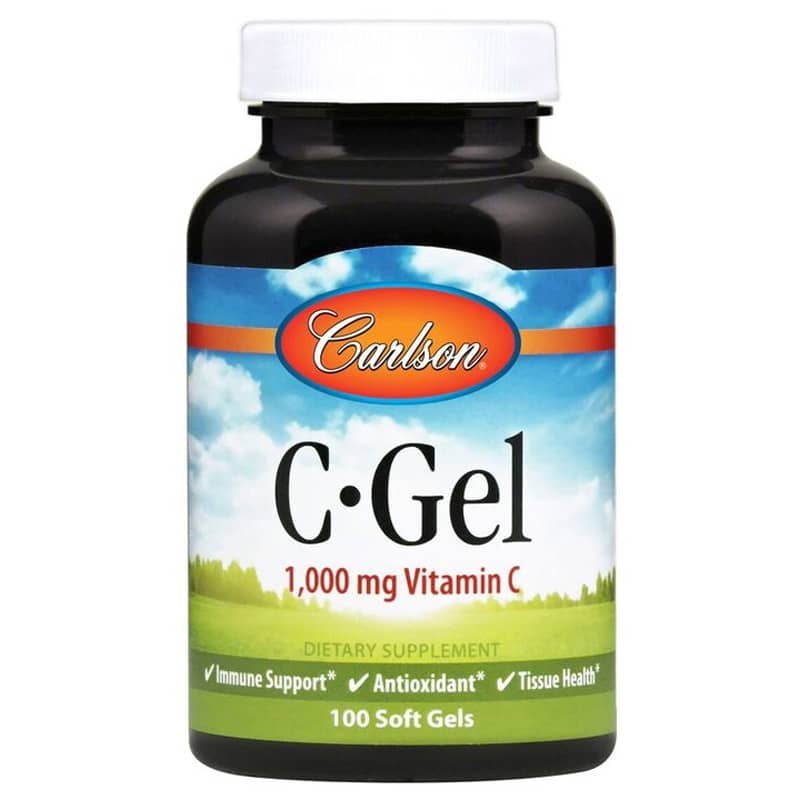 C-Gel 1000 Mg Vitamin C, 100 Softgels, by Carlson Labs