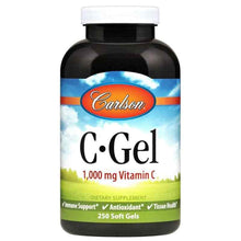 C-Gel 1000 Mg Vitamin C, 250 Softgels, by Carlson Labs