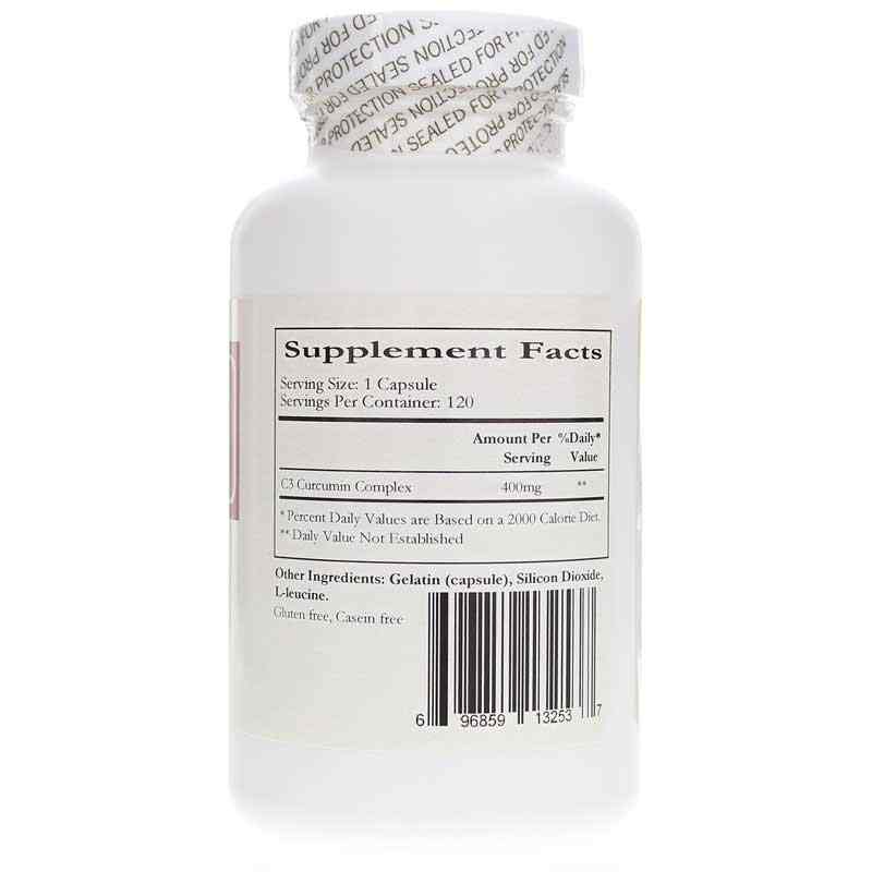 C3 Curcumin Complex 400 Mg, 120 Capsules, by Ecological Formulas, image #2