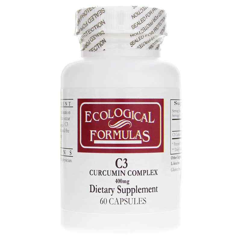 C3 Curcumin Complex 400 Mg, 60 Capsules, by Ecological Formulas