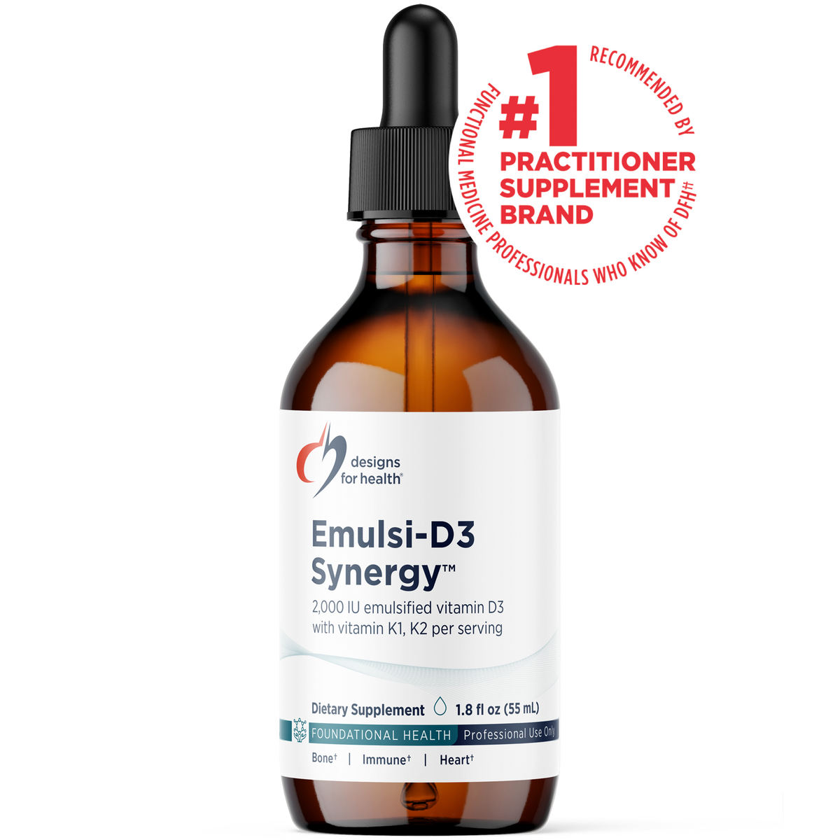 Emulsi-D3 Synergy, 2 Oz, by Designs For Health