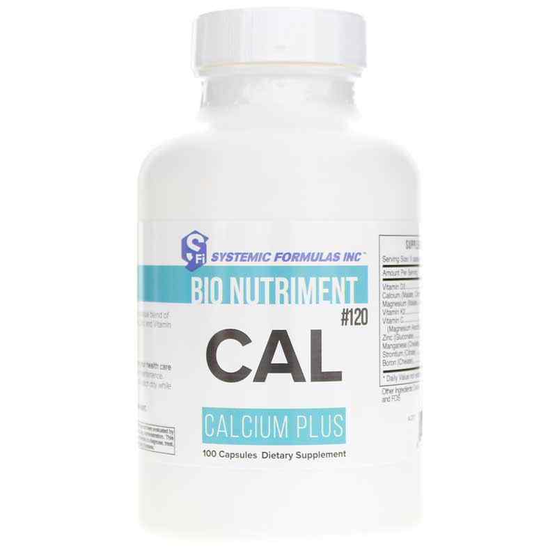 CAL Calcium Plus, Systemic Formulas – Professional Supplement Center