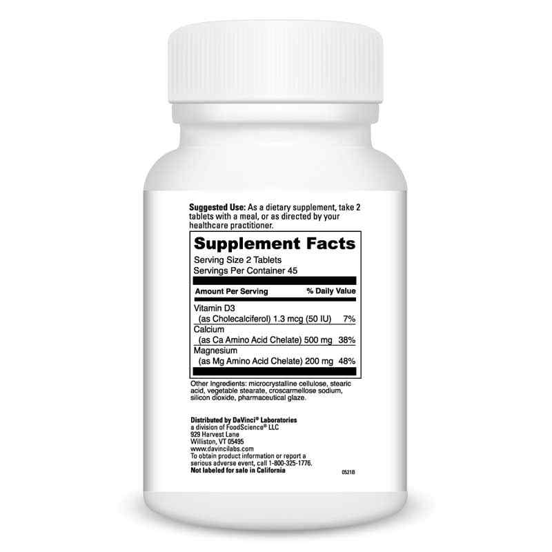Cal Mag Calcium, 90 Tablets, by DaVinci Labs, image #2