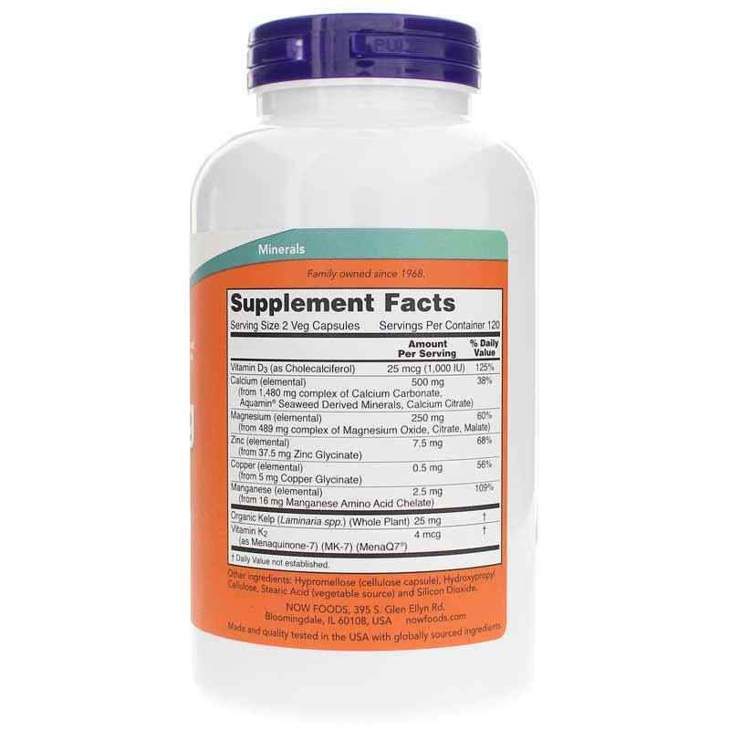 Cal-Mag Caps, 240 Capsules, by NOW Foods, image #2