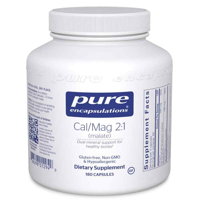 Cal/Mag (malate) 2:1, by Pure Encapsulations