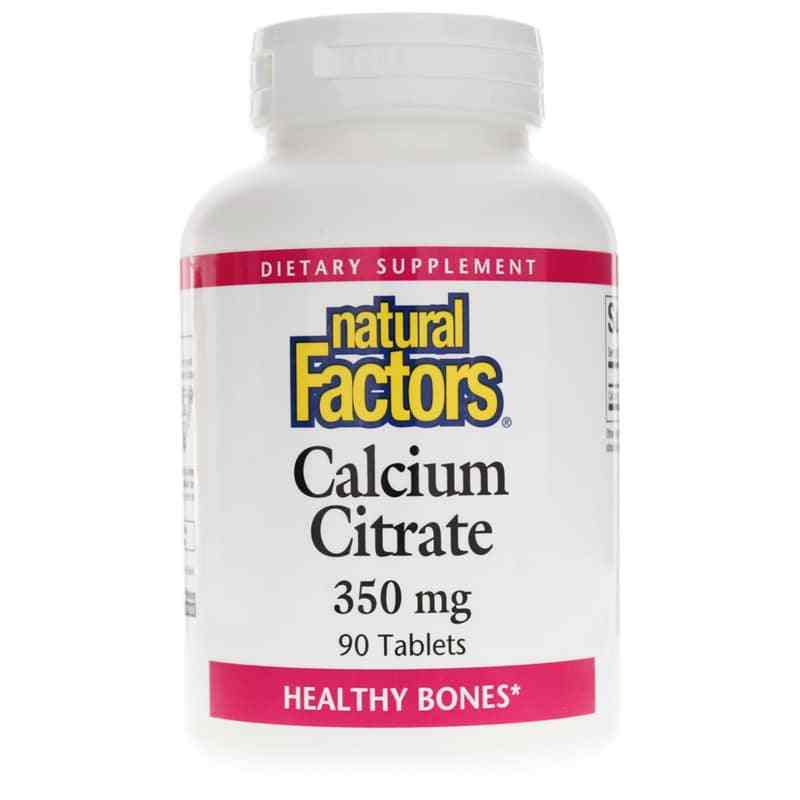 Calcium Citrate 350 Mg, by Natural Factors