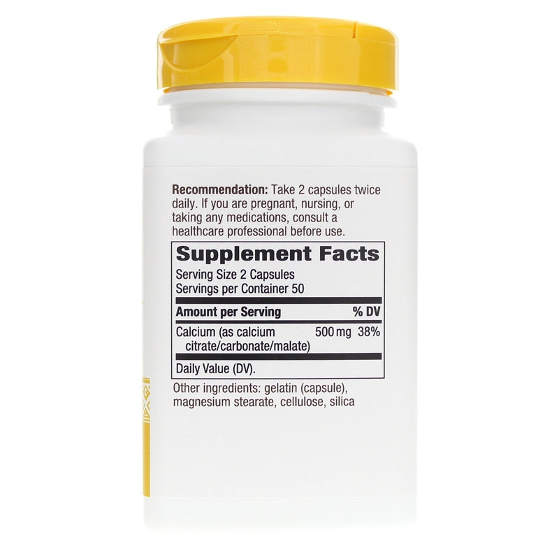 Calcium Citrate Complex, 100 Capsules, by Natures Way, image #2