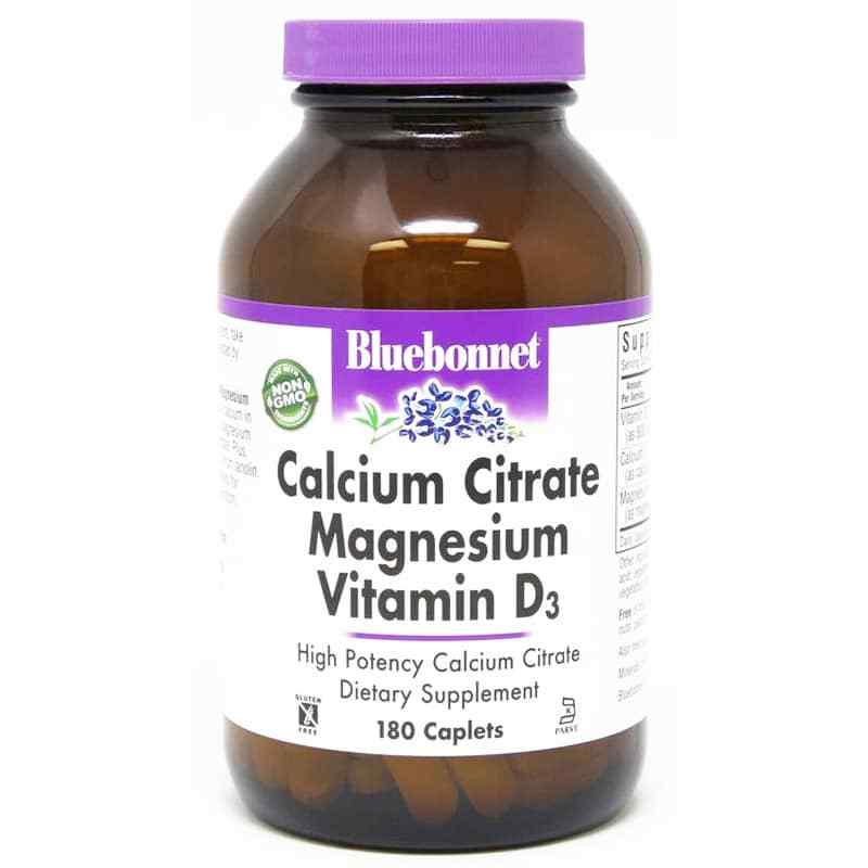 Calcium Citrate Magnesium Vitamin D3, by Bluebonnet