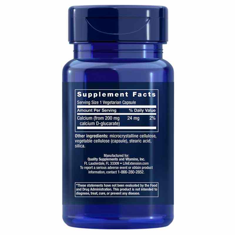 Calcium D-Glucarate 200 Mg, by Life Extension, image #2
