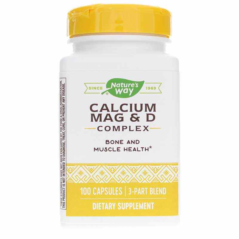 Calcium Mag & D Complex, 100 Capsules, by Natures Way