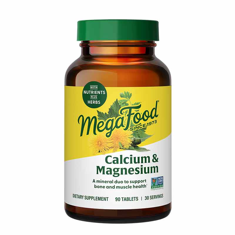 Calcium & Magnesium, 90 Tablets, by Megafood