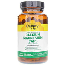 Calcium Magnesium Caps 500 Mg:250 Mg, by Country Life