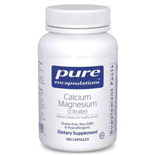 Calcium Magnesium (citrate), by Pure Encapsulations