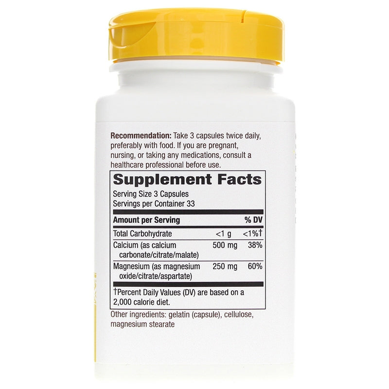 Calcium & Magnesium Mineral Complex, 100 Capsules, by Natures Way, image #2