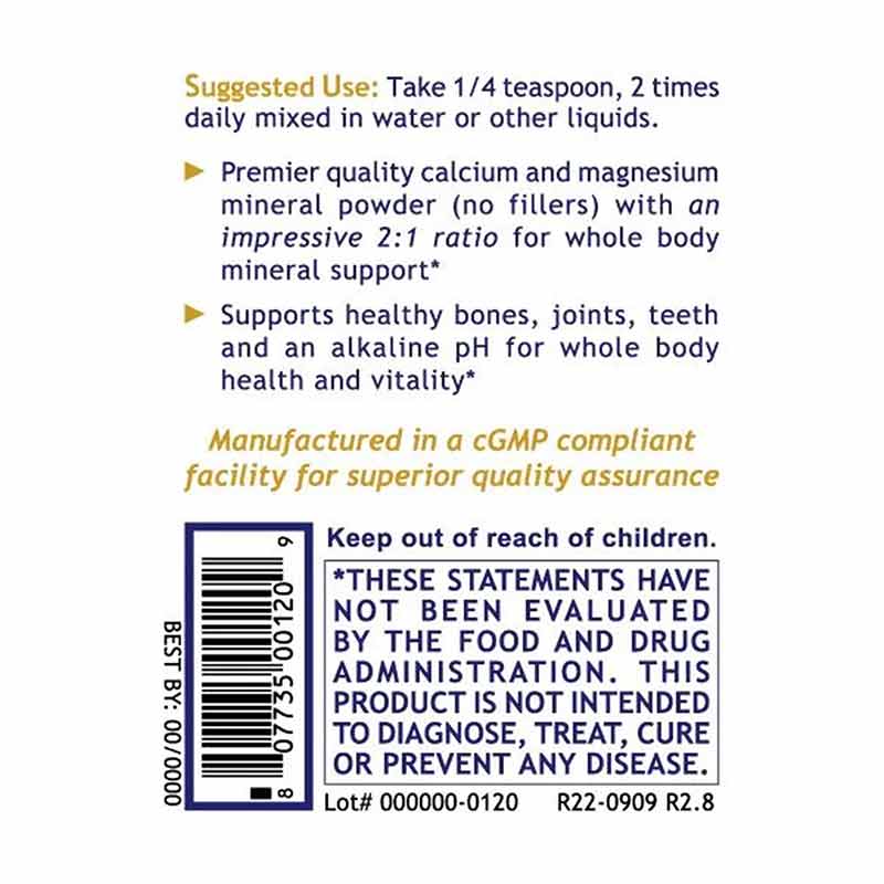 Calcium Magnesium Powder, 8 Oz, by Premier Research Labs, image #3