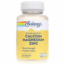 Calcium Magnesium Zinc, 100 Veg Capsules, by Solaray