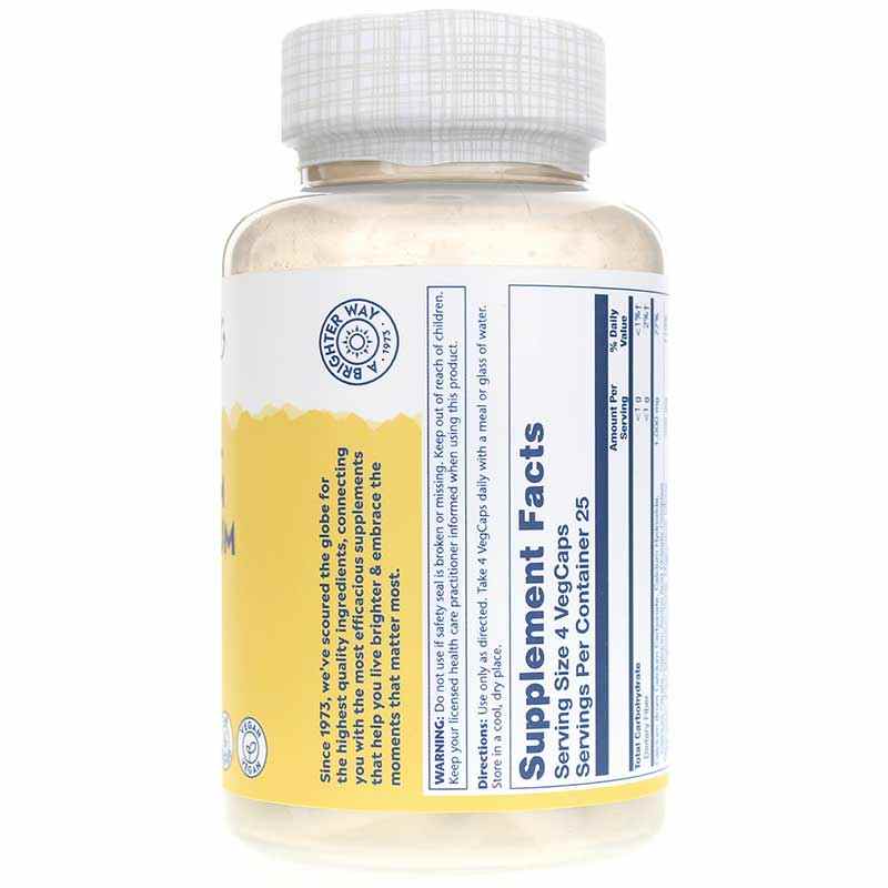 Calcium Magnesium Zinc, 100 Veg Capsules, by Solaray, image #2