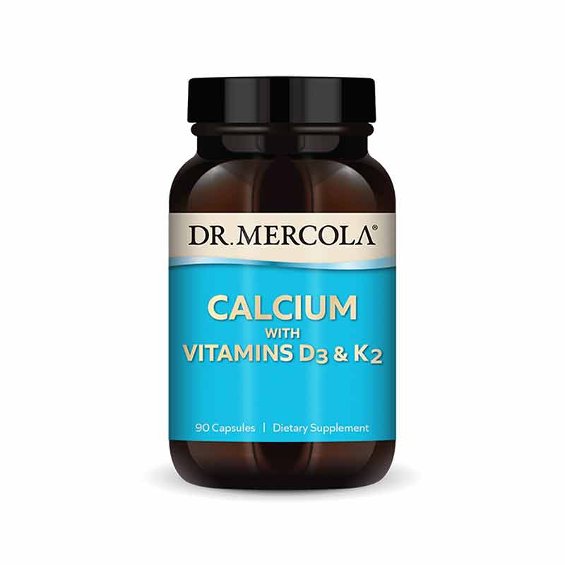 Calcium with Vitamins D3 & K2, 90 Capsules, by Dr. Mercola