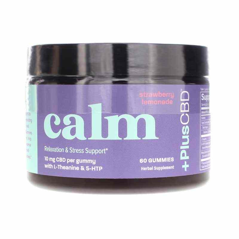 Calm CBD Gummies, 60 Gummies, by PlusCBD Oil
