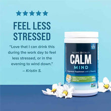 CALM Mind Magnesium + L-Theanine Powder Honey Chamomile, 6 Oz, by Natural Vitality, image #3