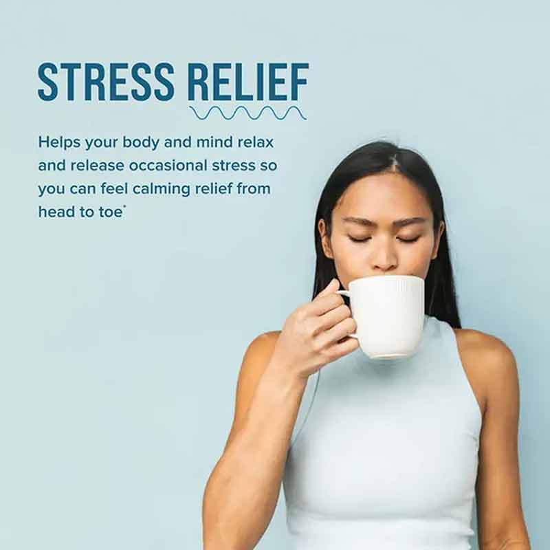 CALM Mind Magnesium + L-Theanine Powder Honey Vanilla, 6 Oz, by Natural Vitality, image #3