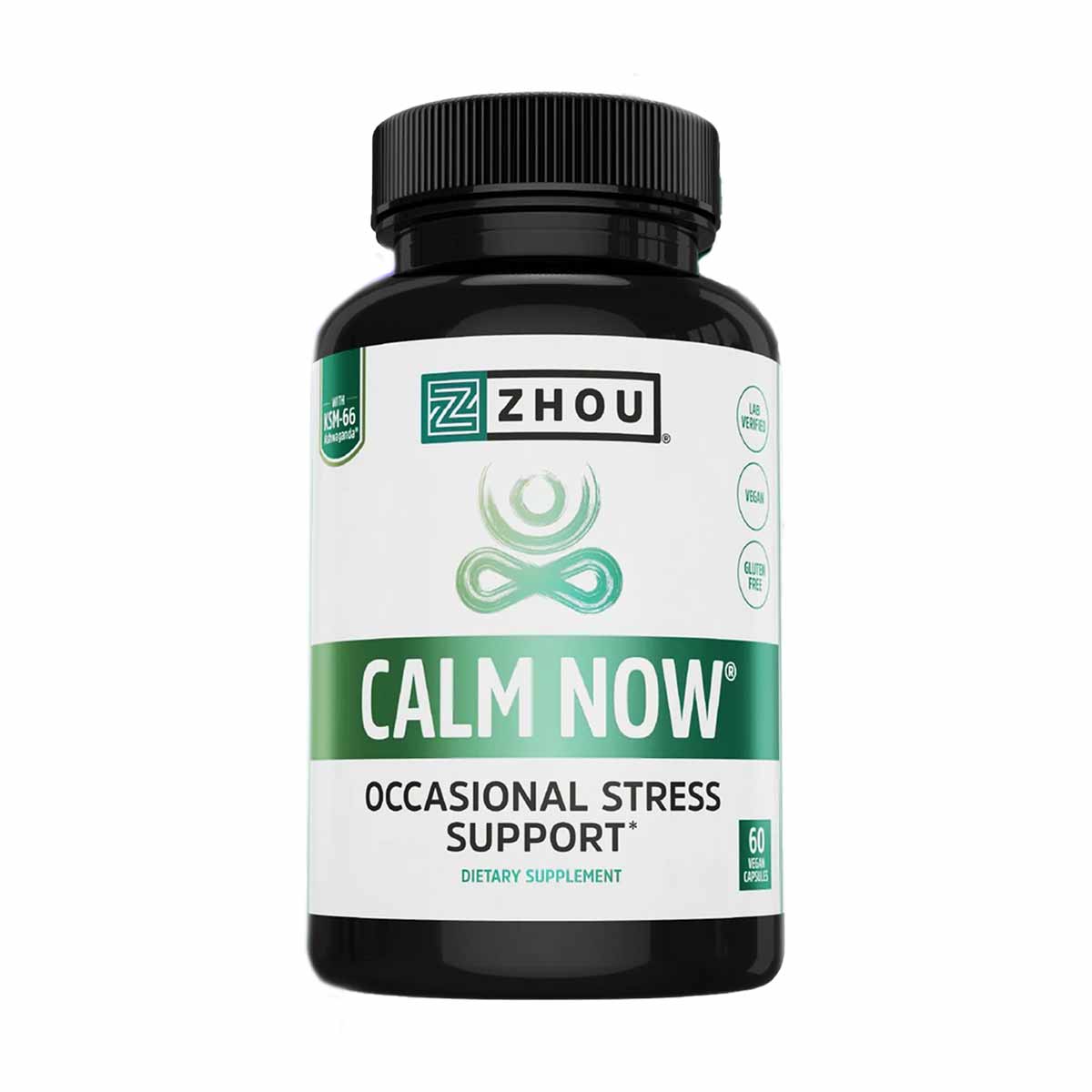 Calm Now Capsules, 60 Veg Capsules, by Zhou Nutrition