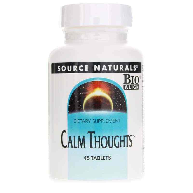 Calm Thoughts, 45 Tablets, by Source Naturals
