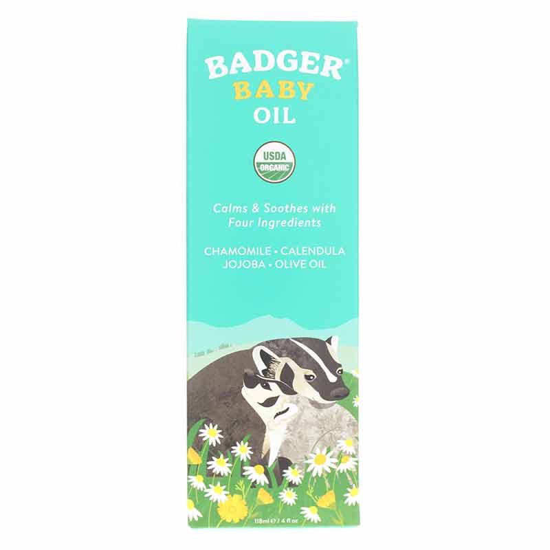 Calming Baby Oil Chamomile & Calendula, by Badger