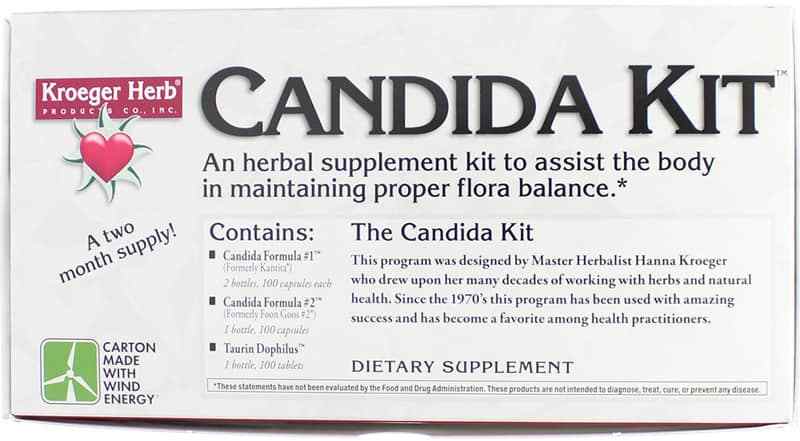 Candida Kit, by Kroeger Herb