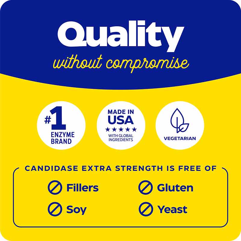 Candidase Extra Strength, 42 Capsules, by Enzymedica, image #8