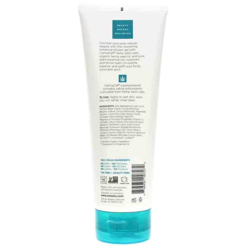 CannaCell Botanical Shower Gel, Joyful, by Andalou Naturals, image #2