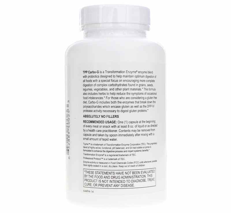 Carbo-G, 180 Capsules, by Transformation Enzyme, image #3
