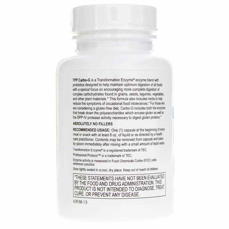 Carbo-G, 90 Capsules, by Transformation Enzyme, image #3