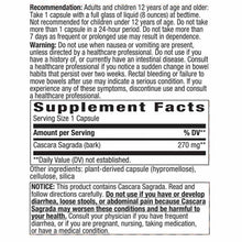 Cascara Sagrada 270 Mg, 180 Vegan Capsules, by Natures Way, image #2