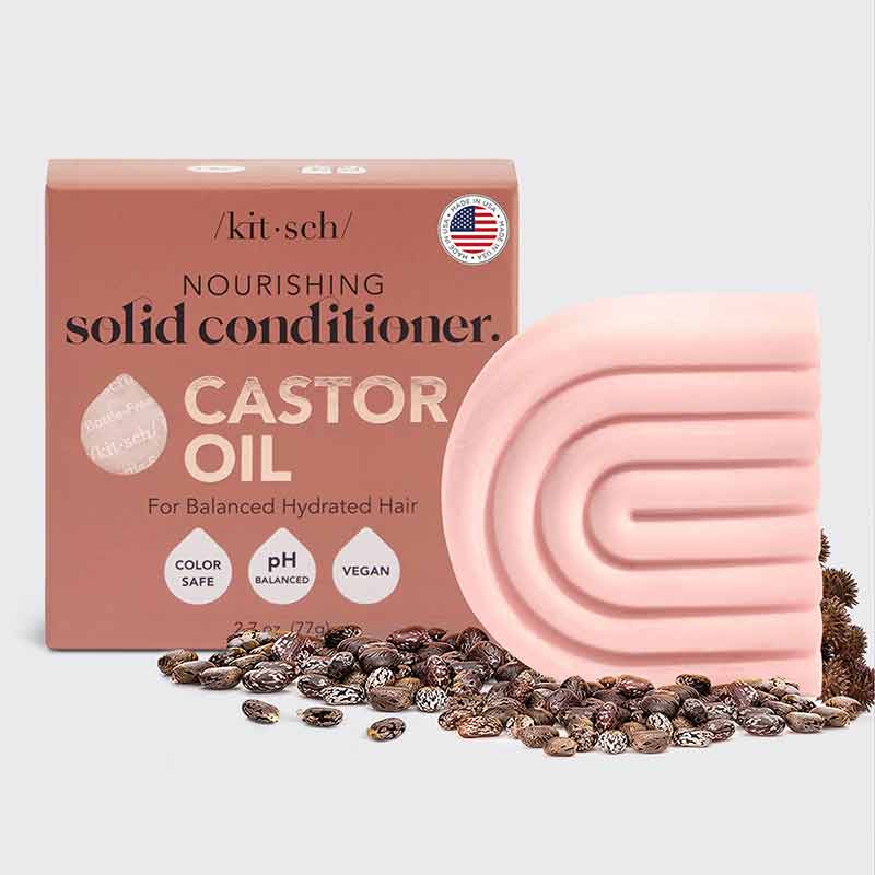 Castor Oil Nourishing Conditioner Bar, 1 Bar, by Kitsch