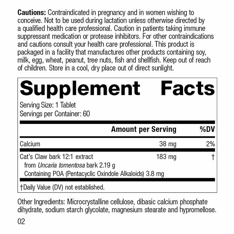 Cat's Claw Forte, by Standard Process, image #2