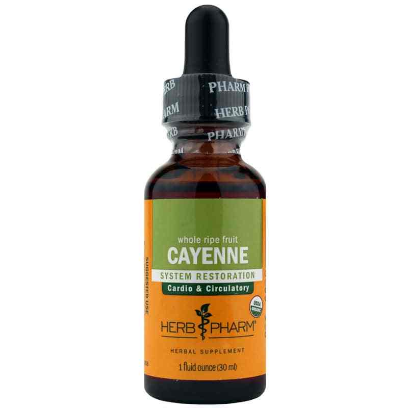 Cayenne Extract, 1 Oz, by Herb Pharm