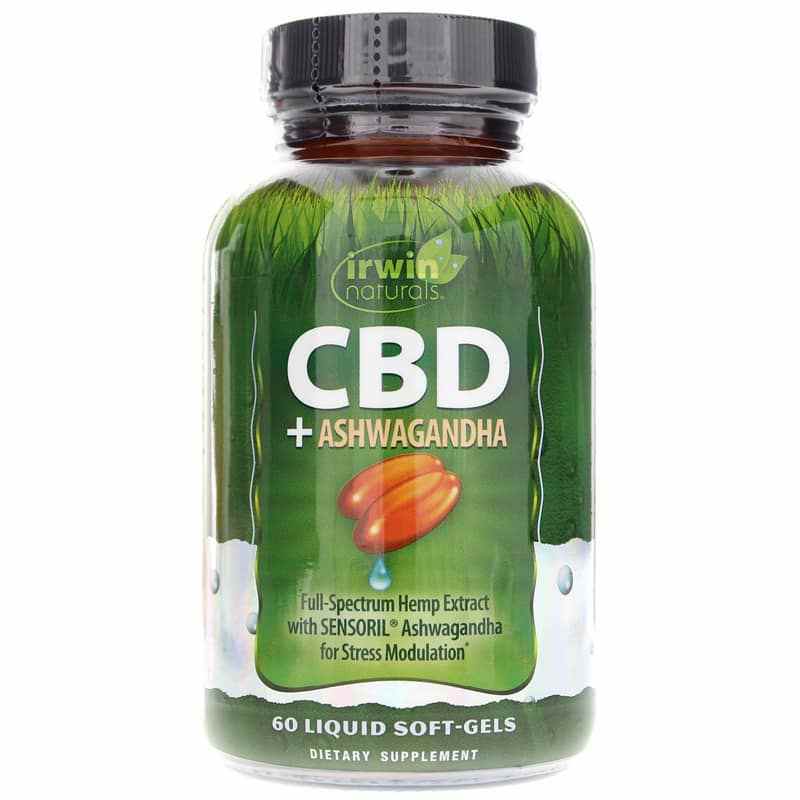 CBD + Ashwagandha, by Irwin Naturals