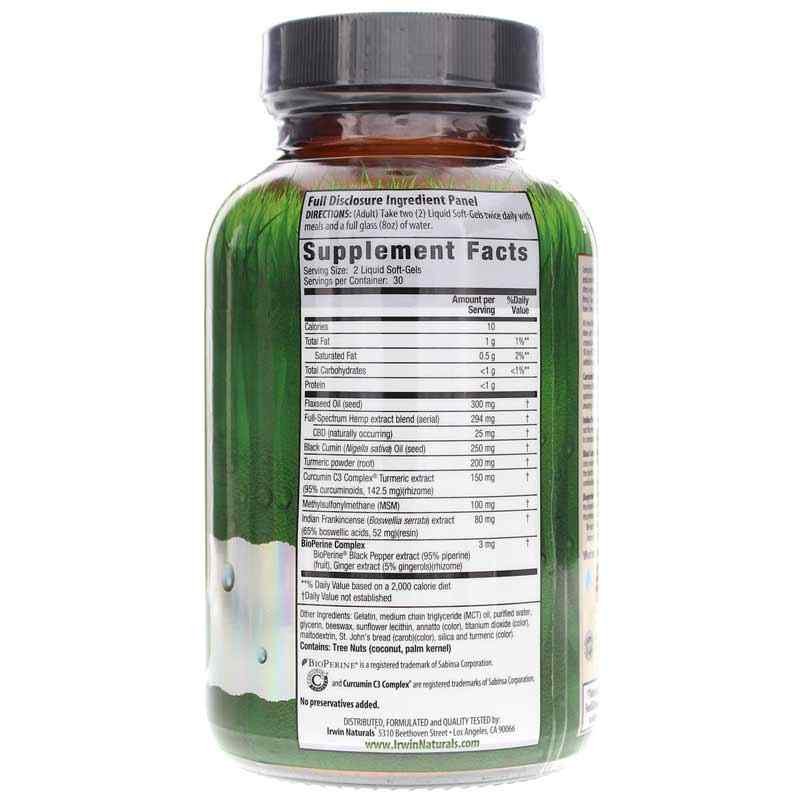 CBD + Turmeric Extra Strength, by Irwin Naturals, image #2