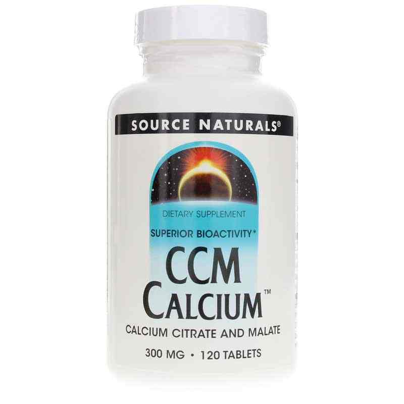 CCM Calcium 300 Mg, 120 Tablets, by Source Naturals