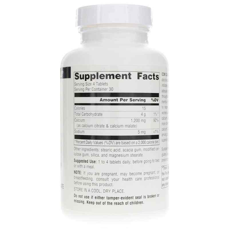 CCM Calcium 300 Mg, 120 Tablets, by Source Naturals, image #2