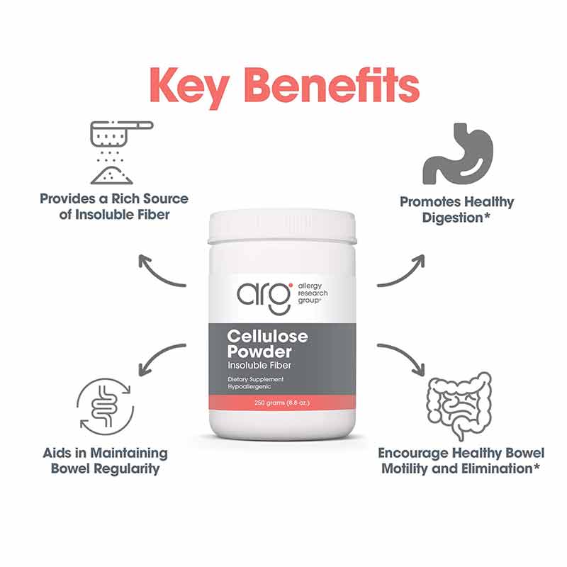 Cellulose Powder, by Allergy Research Group, image #5